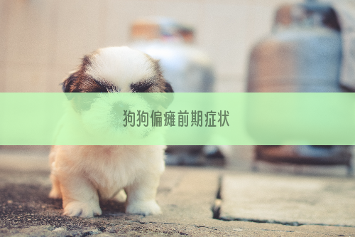 狗狗偏瘫前期症状